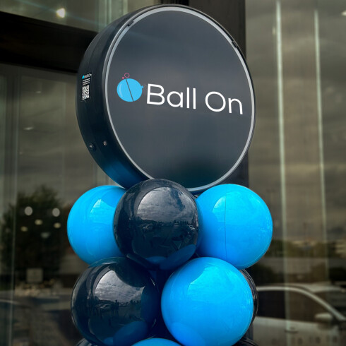 Ballondekoration für Kinos